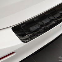 Carbon Ladekantenschutzleiste für BMW 5 VII Touring G31 FL 2020-> (without M-pakiet) Schwarz Carbon