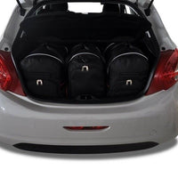 PEUGEOT 208 HATCHBACK 2012-2015 KOFFERRAUMTASCHEN SET 3 STK
