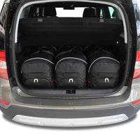 SKODA YETI 2009-2017 KOFFERRAUMTASCHEN SET 3 STK