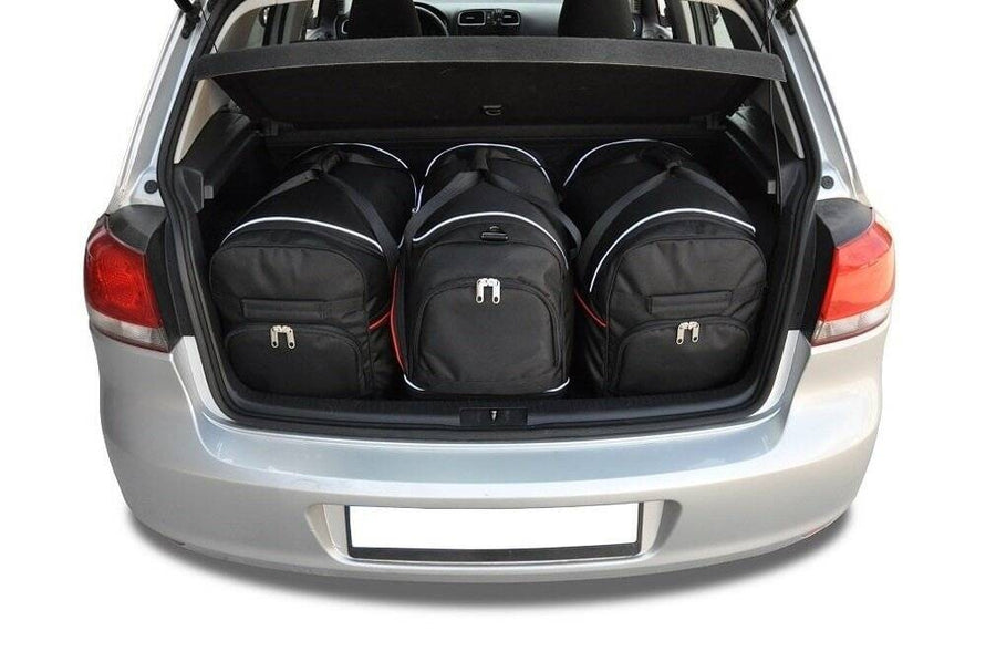 VW GOLF HATCHBACK 2008-2012 KOFFERRAUMTASCHEN SET 3 STK