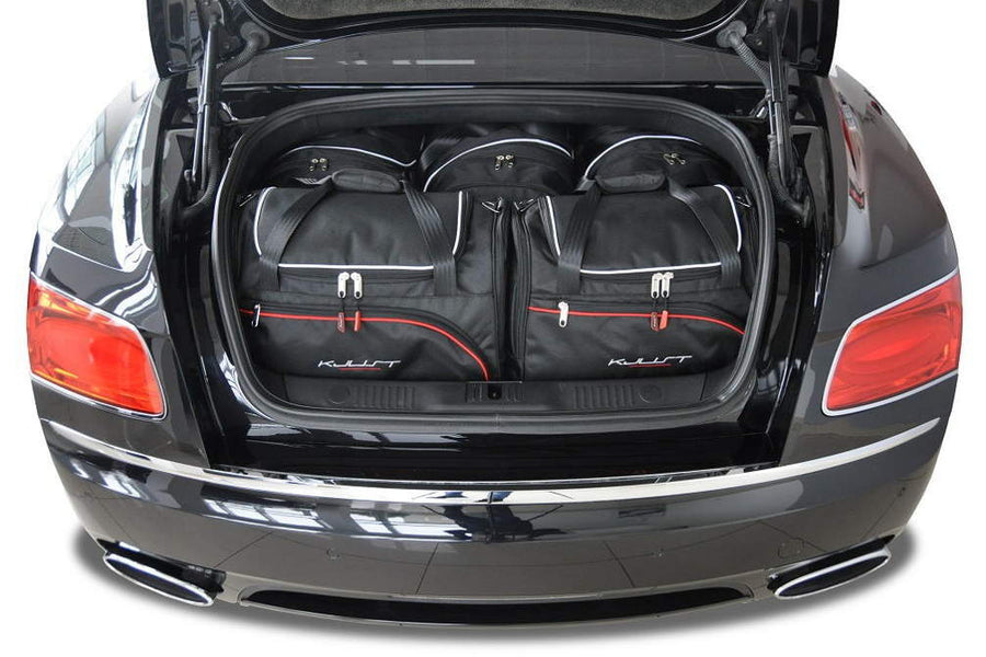 BENTLEY CONTINENTAL NEW FLYING SPUR 2005+ KOFFERRAUMTASCHEN SET 5 STK
