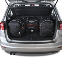VW GOLF SPORTSVAN 2013-2020 KOFFERRAUMTASCHEN SET 4 STK 2tes Set