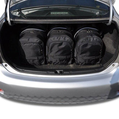 TOYOTA COROLLA LIMOUSINE 2007-2014 KOFFERRAUMTASCHEN SET 5 STK 2tes Set