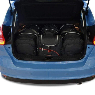 FORD FOCUS HATCHBACK 2011-2018 KOFFERRAUMTASCHEN SET 4 STK