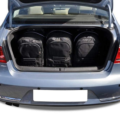 VW PASSAT LIMOUSINE 2010-2014 KOFFERRAUMTASCHEN SET 5 STK 2tes Set