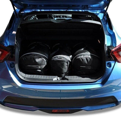 NISSAN MICRA 2017+ KOFFERRAUMTASCHEN SET 3 STK