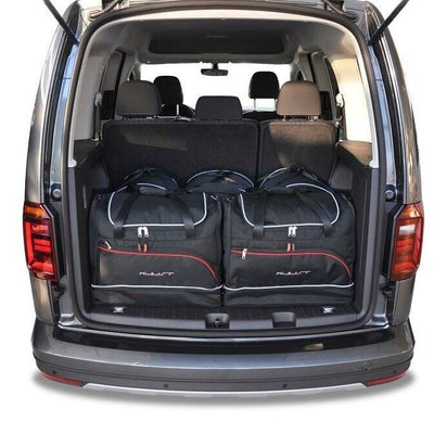 VW CADDY 2015-2020 KOFFERRAUMTASCHEN SET 5 STK