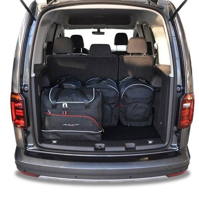 VW CADDY 2015-2020 KOFFERRAUMTASCHEN SET 5 STK