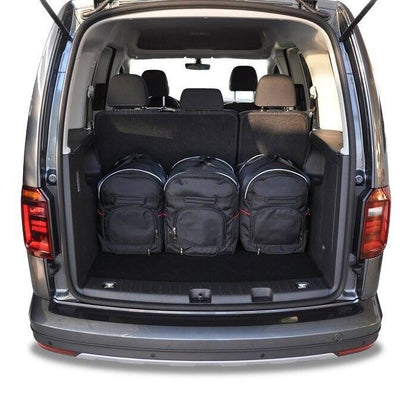 VW CADDY 2015-2020 KOFFERRAUMTASCHEN SET 5 STK