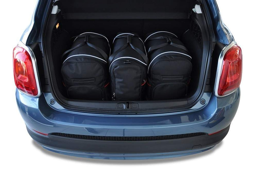 FIAT 500X 2014+ KOFFERRAUMTASCHEN SET 3 STK