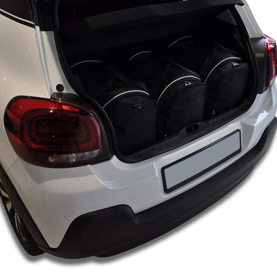 CITROEN C3 HATCHBACK 2016+ KOFFERRAUMTASCHEN SET 3 STK