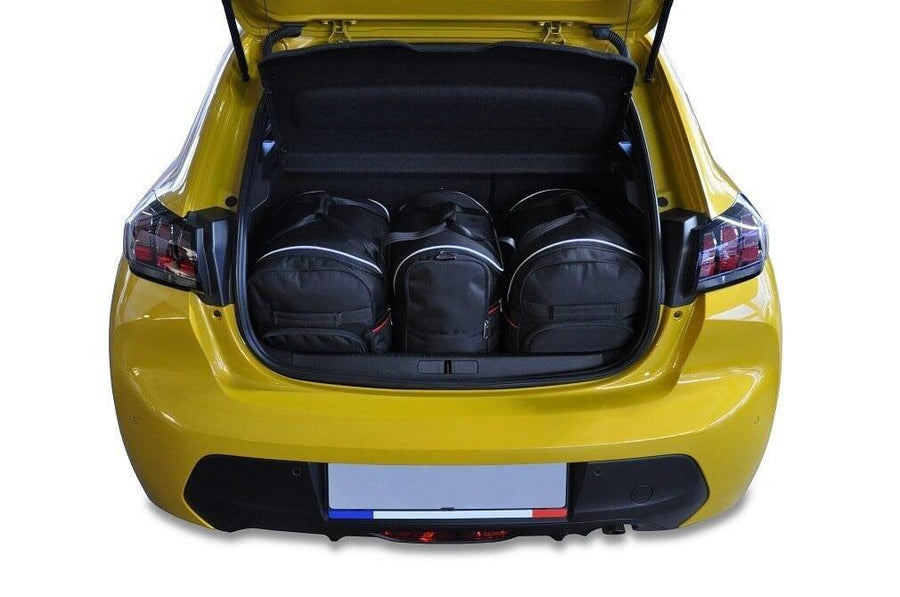 PEUGEOT 208 HATCHBACK 2019+ KOFFERRAUMTASCHEN SET 3 STK