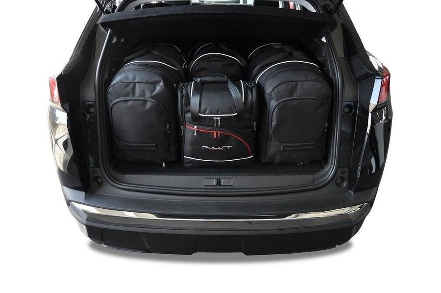 PEUGEOT 3008 HYBRID PHEV 2019+ KOFFERRAUMTASCHEN SET 4 STK