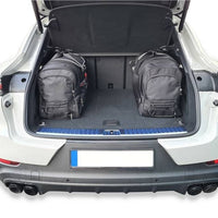 PORSCHE CAYENNE COUPE HYBRID 2020+ KOFFERRAUMTASCHEN SET 4 STK