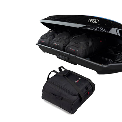 KJUST TASCHEN SET 4 STK FÜR DACHBOX AUDI 4K1071200Y9B 310L
