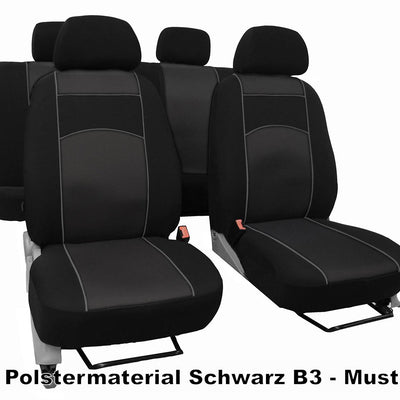 EINZELSTÜCK! Maßgenauer Autositzbezug Stoff VIP für Citroen C4 GRAND PICASSO I