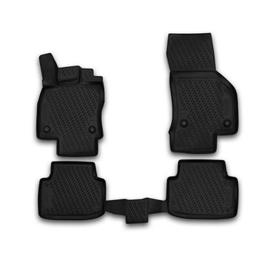 3D Element Gummi Fußmatten für VOLKSWAGEN Passat B8, Limousine/ Kombi, 2015-> , gebaut in  Deutschland, 4 Set Schwarz