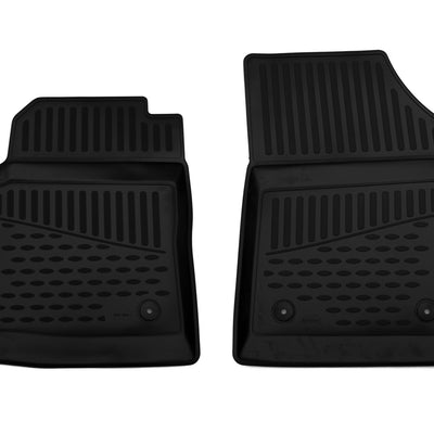 3D Element Gummi Fußmatten für Opel Astra K Schwarz