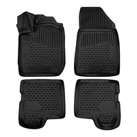 3D Element Gummi Fußmatten für RENAULT Duster, 2018->, SUV, (Europäische Version ), 4er Set Schwarz