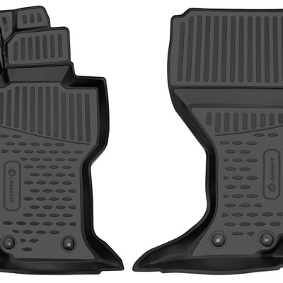 3D Element Gummi Fußmatten für MAZDA MX-5 (ND) 2015-, Reihe 2Set Schwarz
