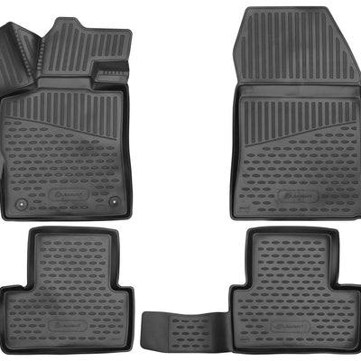 3D Element Gummi Fußmatten für OPEL Astra (L) 2022- Schrägheck, Europäische Version , 4Set Schwarz