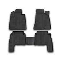 3D Element Gummi Fußmatten für HYUNDAI Santa Fe 2006-2010, 4er Set Schwarz