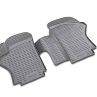 3D Element Gummi Fußmatten für HYUNDAI H1 long 1997-2007 2-er Set Schwarz
