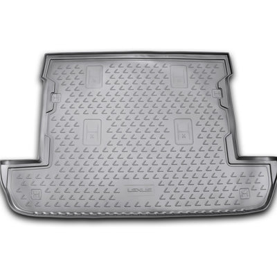 3D Element Kofferraumwanne für  LEXUS LX 570, 2007-2012, 2012->, SUV 7 Sitzer, (ungeteilte Rückbank ), Schwarz