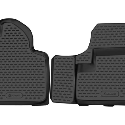3D Element Gummi Fußmatten für Mercedes Benz Sprinter Schwarz