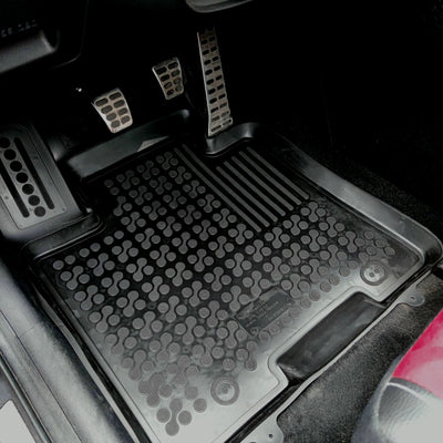 Gummi Fußmatten für Alfa Romeo 159 Schwarz