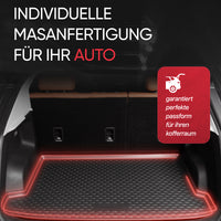 3D Element Kofferraumwanne für  OPEL Zafira, 2012->, Minivan (geteilte Rückbank ) Schwarz