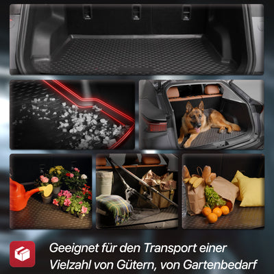 3D Element Kofferraumwanne für  LAND ROVER Range Rover, 2015->, SUV, without trunk rack, Schwarz