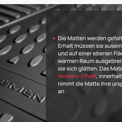 3D Element Kofferraumwanne für  LAND ROVER Range Rover, 2015->, SUV, without trunk rack, Schwarz
