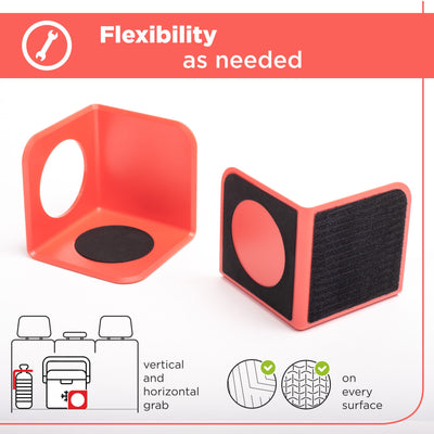 Nook - die Klett und Antirutsch Pads