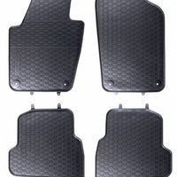 Gummi Fußmatten Geyer Hosaja für Volkswagen VW Polo V / Skoda Fabia III / Seat Ibiza IV