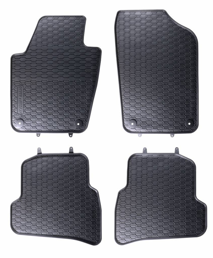 Gummi Fußmatten Geyer Hosaja für Volkswagen VW Polo V / Skoda Fabia III / Seat Ibiza IV