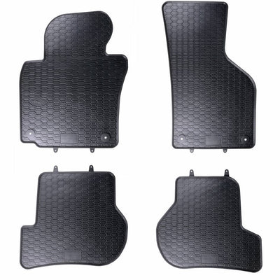 Gummi Fußmatten Geyer Hosaja für Volkswagen VW Golf 5 6 Jetta Scirocco / Skoda Octavia II