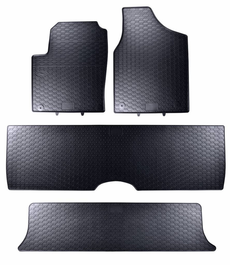 Gummi Fußmatten Geyer Hosaja für Ford Galaxy Seat Alhambra VW Sharan I