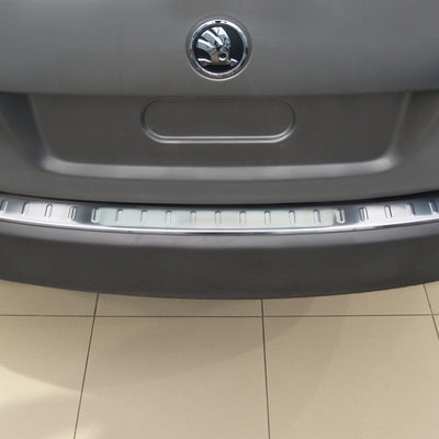Ladekantenschutz für Skoda Fabia II Combi Silber Matt