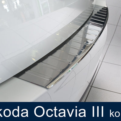 Ladekantenschutz für Skoda Octavia III Combi Silber Matt