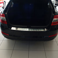 Ladekantenschutz für Skoda Octavia III Silber Matt
