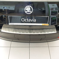 Ladekantenschutz für Skoda Octavia III Silber Matt