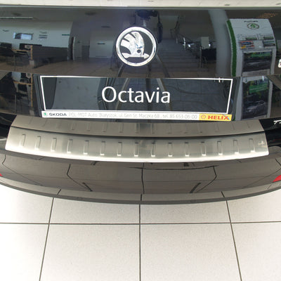 Ladekantenschutz für Skoda Octavia III Silber Matt