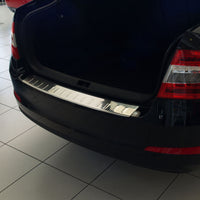Ladekantenschutz für Skoda Octavia III Silber Matt