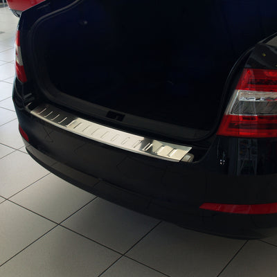 Ladekantenschutz für Skoda Octavia III Silber Matt