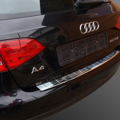Ladekantenschutz für Audi A4 B8 Avant FL Silber Matt