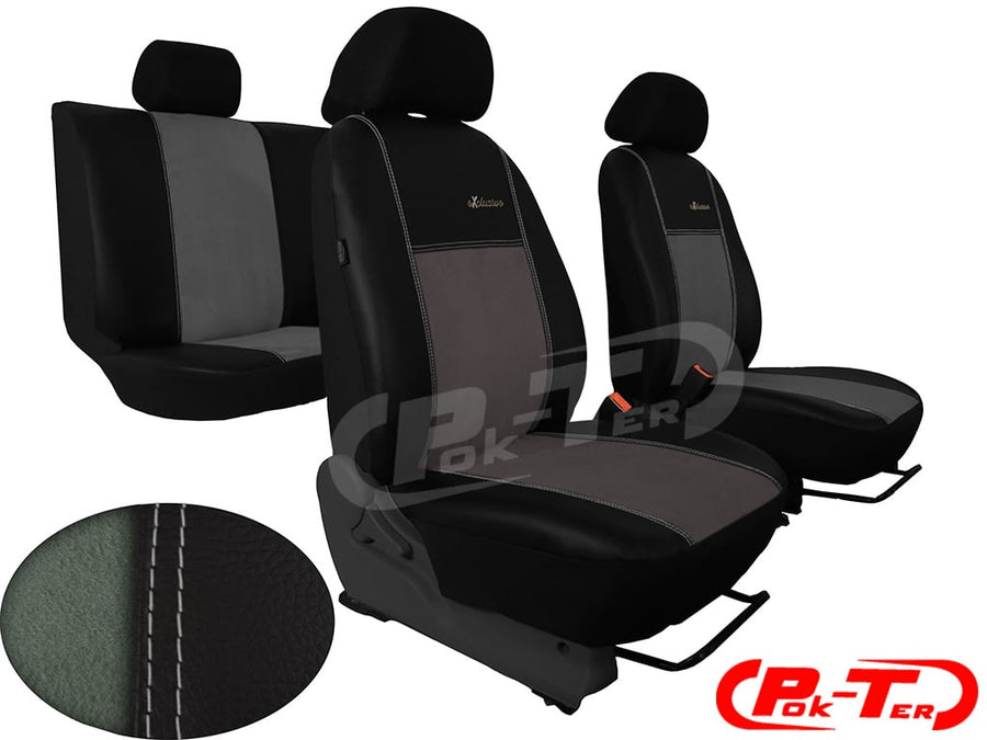 EINZELSTÜCK! Maßgenauer Autositzbezug Exclusive Alcantara für Toyota Hilux 