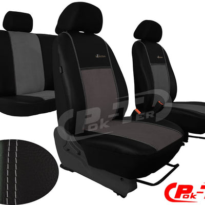 EINZELSTÜCK! Maßgenauer Autositzbezug Exclusive Alcantara für Toyota Hilux 