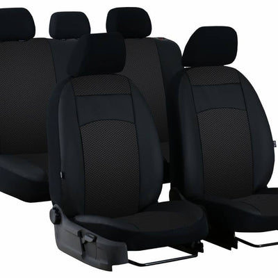 Universal Autositzbezug Royal (ECO-Leder & Stoff Polsterung) 