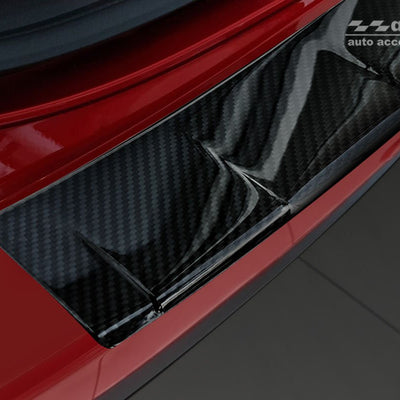 Carbon Ladekantenschutzleiste für MAZDA  CX-5 II 2017-2021, FL 2021-> Schwarz Carbon